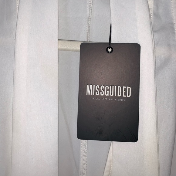 3 for $30! NWT Missguided sexy white jumpsuit - Picture 4 of 12